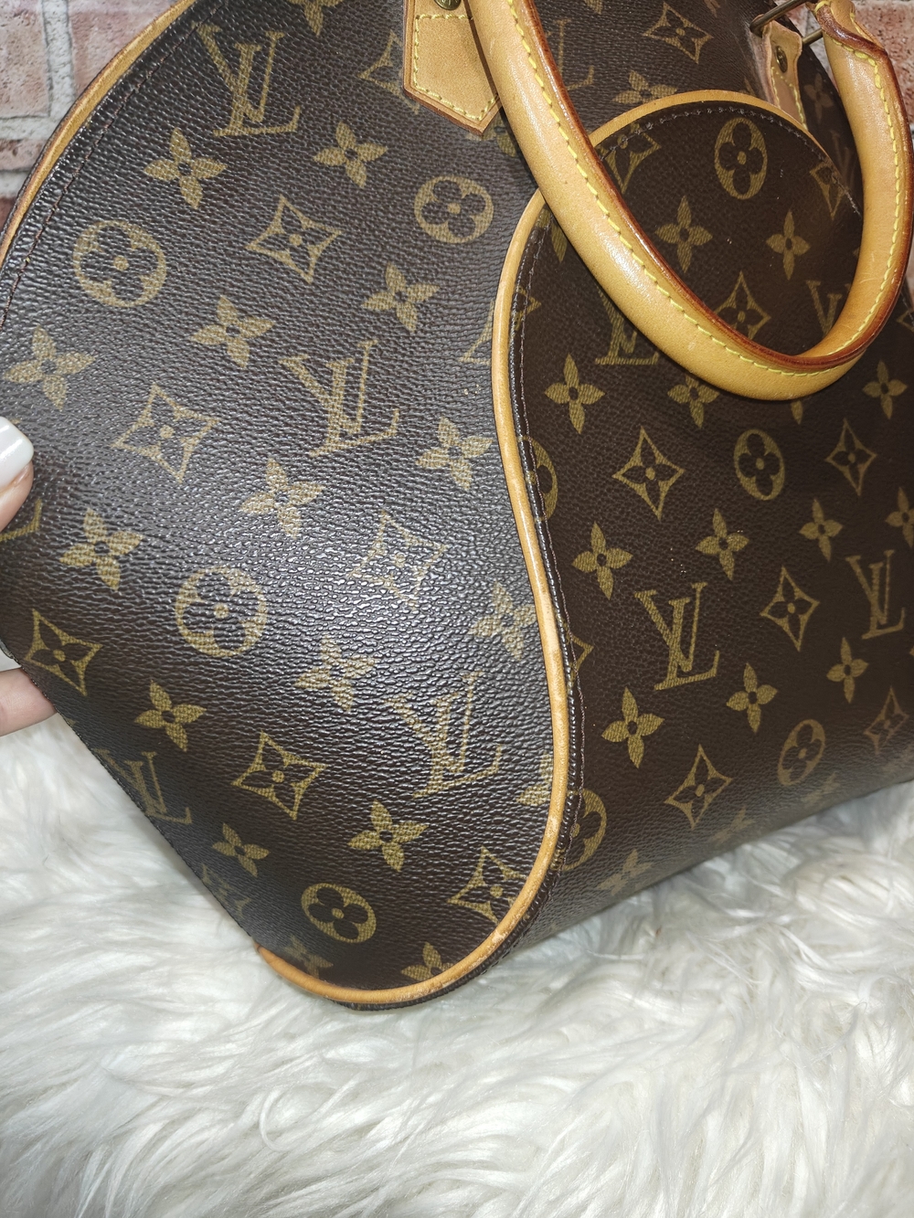 Louis Vuitton Monogram Ellipse Tote Bag in Brown - Picture 5 of 8